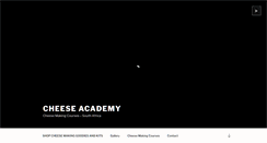 Desktop Screenshot of cheeseacademy.co.za